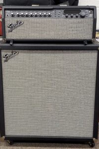 Used Fender Cyber Twin Head and Showman 412s Cabinet